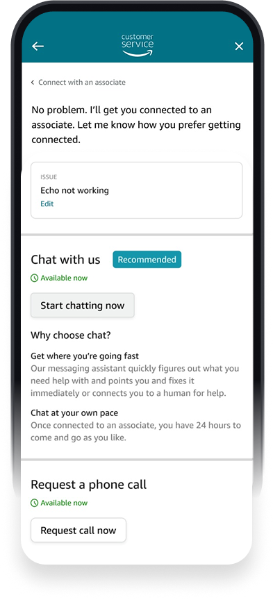 Final Connect: handoff with full customer context.